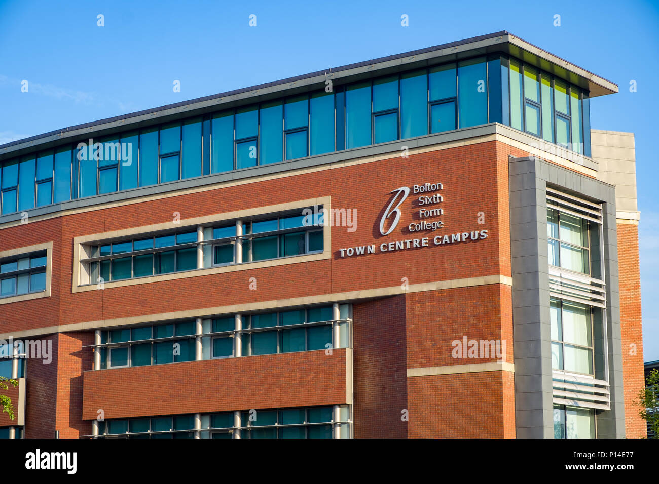 Bolton Sixth Form College, Deane Road, Bolton, größere Manchester, England, Vereinigtes Königreich Stockfoto