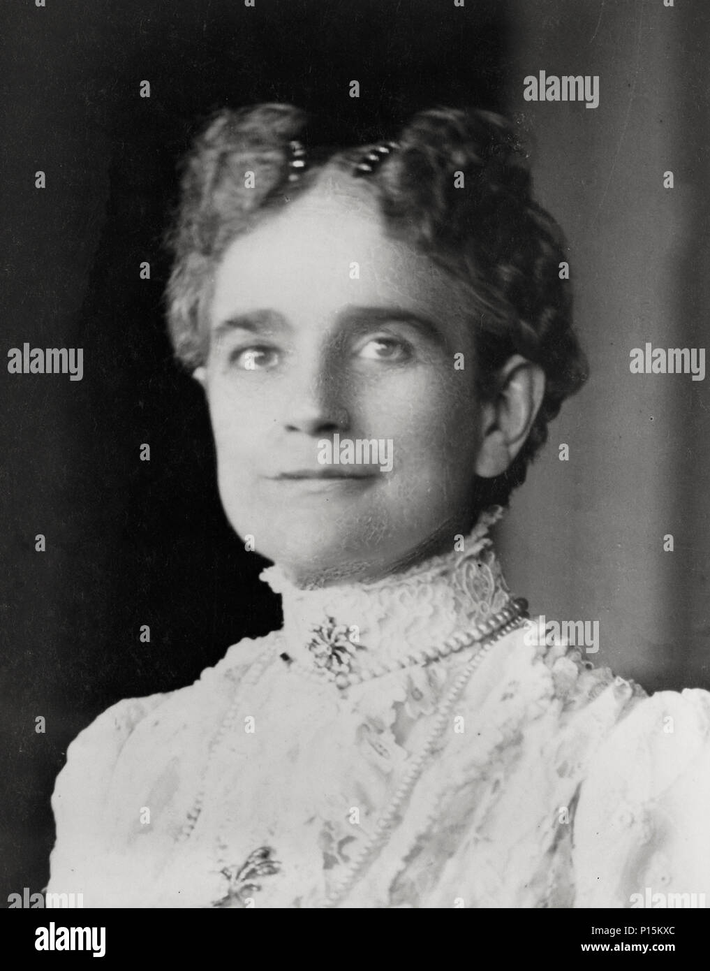 First Lady der USA Ida Saxton McKinley, ca. 1900 Stockfoto