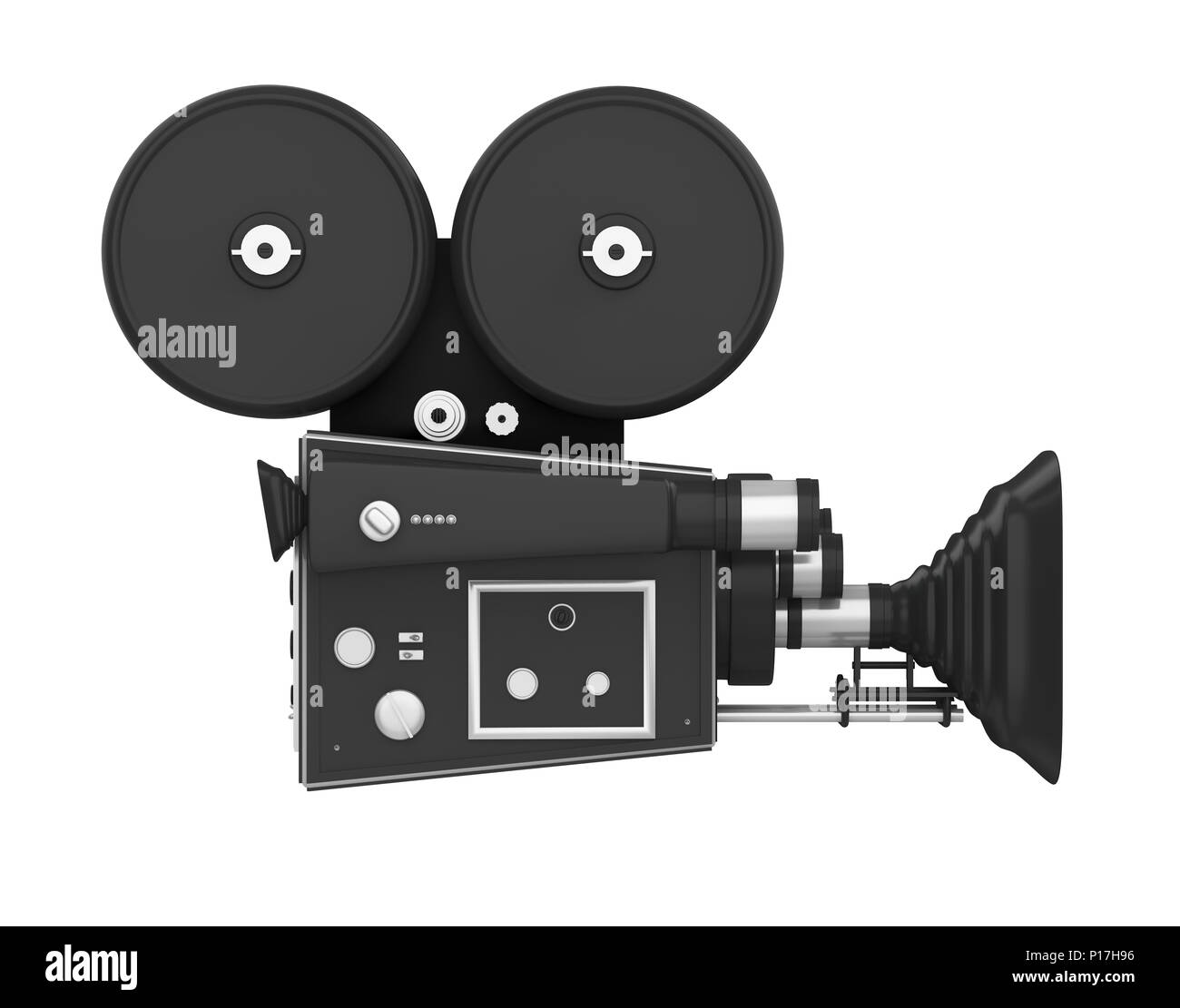 Jahrgang Film Kamera isoliert Stockfoto