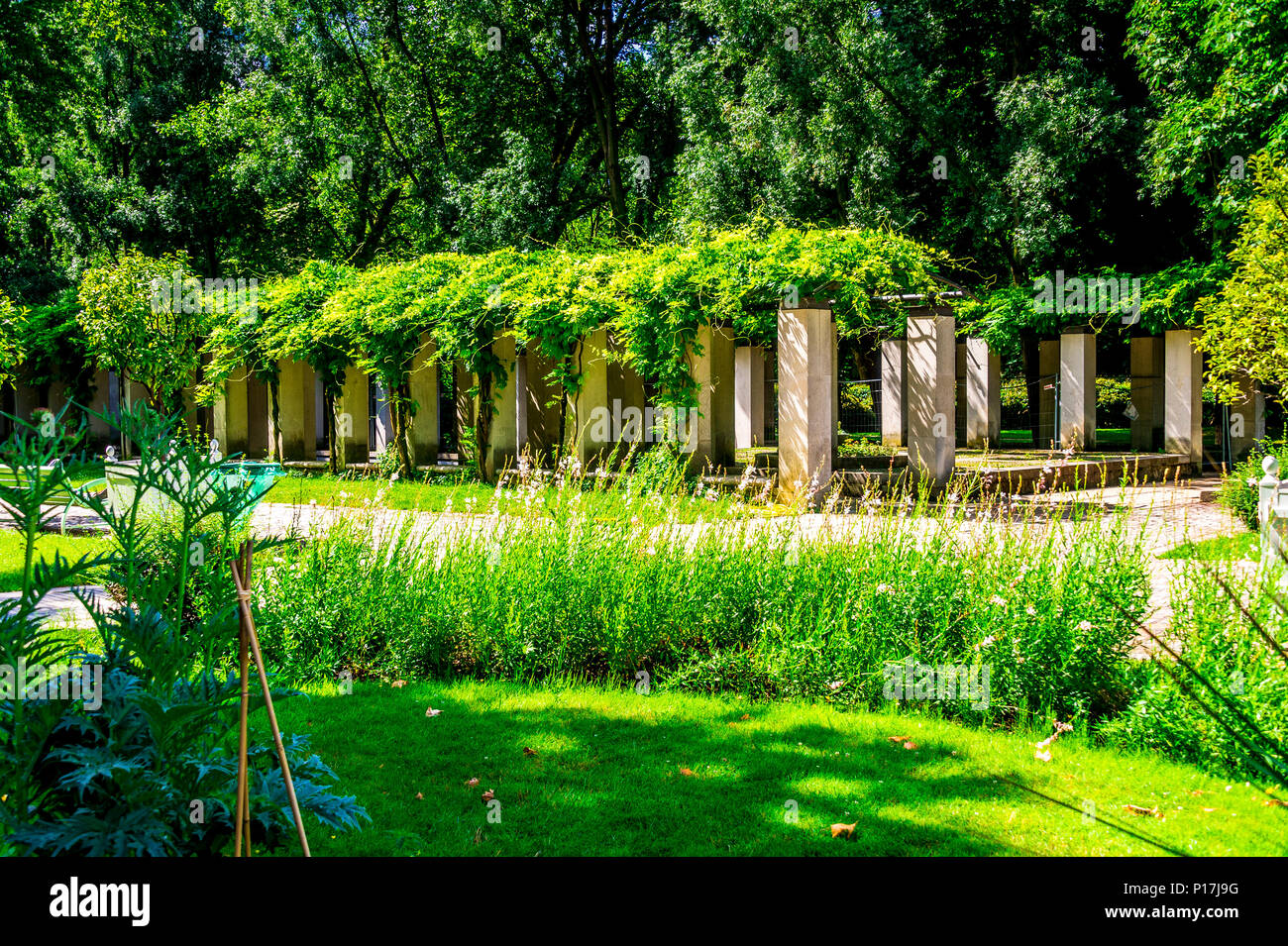 Parc de Bercy in Paris, Frankreich Stockfoto