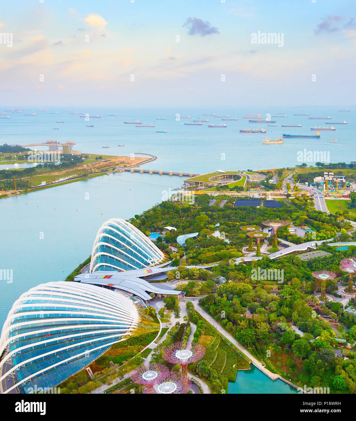 Tourist attraction in singapore Fotos und Bildmaterial in hoher