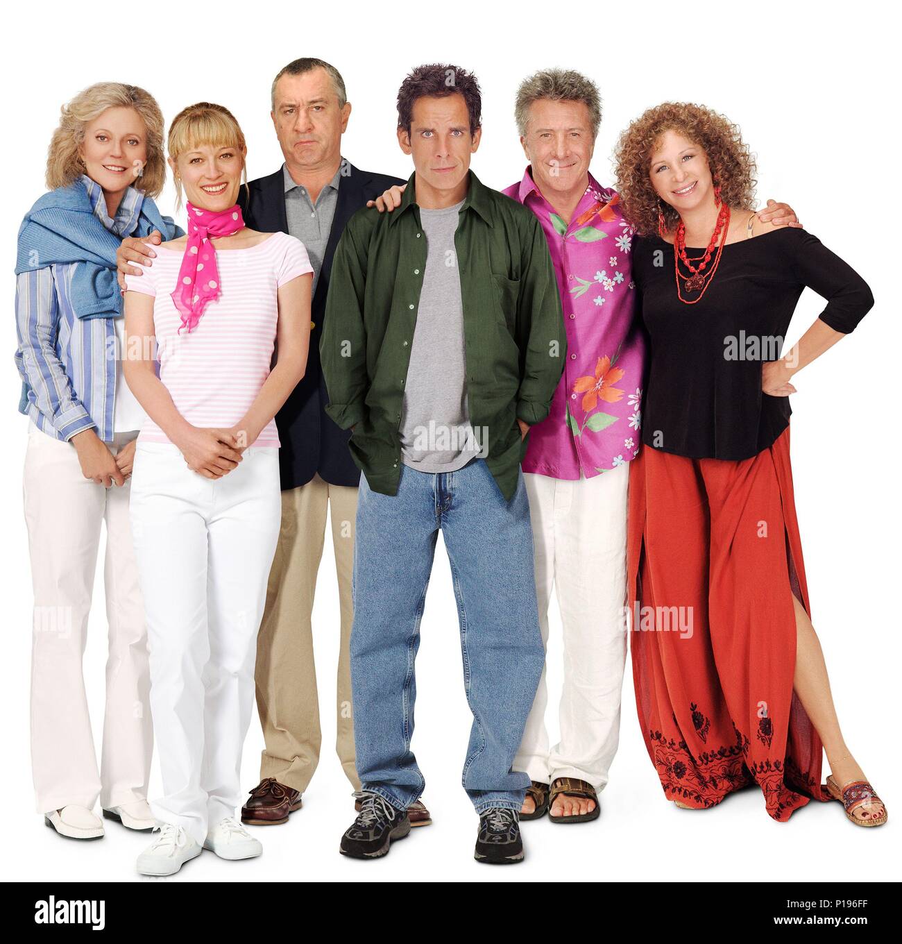 Original Film Titel: der FOCKERS treffen. Englischer Titel: The FOCKERS treffen. Regisseur: M. JAY ROACH. Jahr: 2004. Stars: DUSTIN HOFFMAN; BARBRA STREISAND; Ben Stiller; Blythe Danner; ROBERT DE NIRO; TERI POLO. Quelle: DREAMWORKS/Album Stockfoto