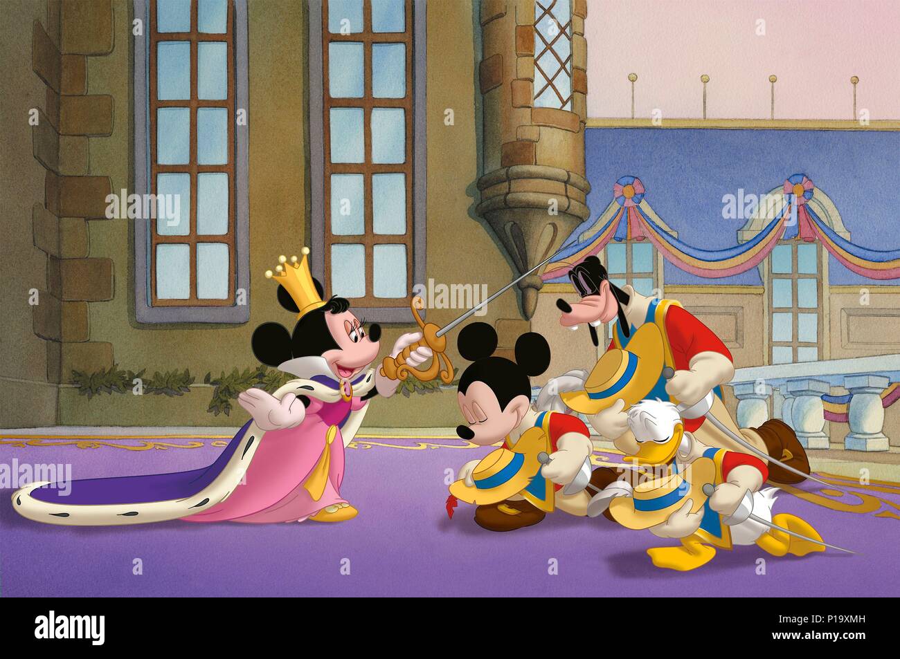 Original Film Titel: Mickey, Donald, Goofy: DIE DREI MUSKETIERE. Englischer Titel: Mickey, Donald, Goofy: DIE DREI MUSKETIERE. Regisseur: DONOVAN COOK. Jahr: 2004. Quelle: WALT DISNEY PICTURES/Album Stockfoto