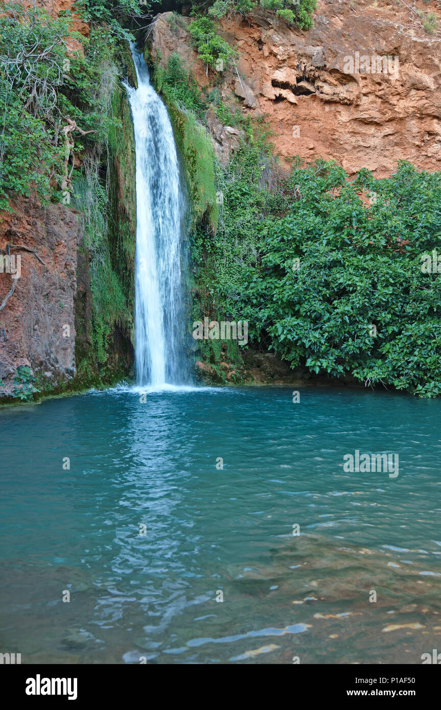 Queda do Vigario Wasserfall in Alte. Algarve, Portugal Stockfoto