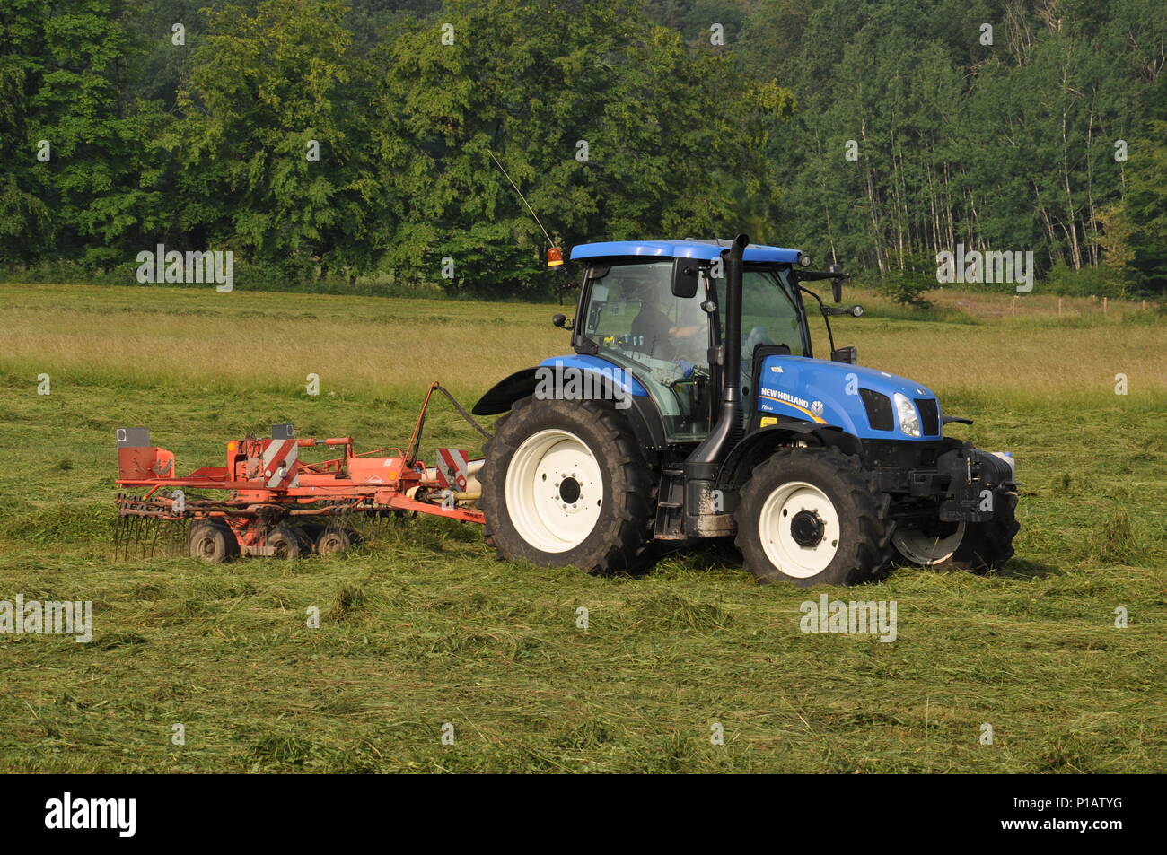 Die Mechanisierung in der Landwirtschaft, Technik, Arbeit Stockfoto