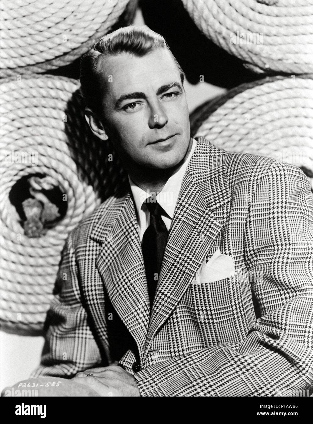 Stars: ALAN LADD. Stockfoto