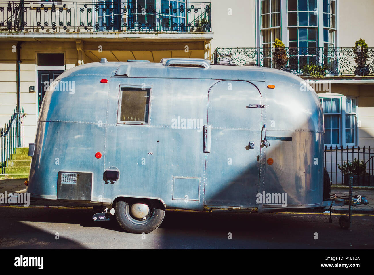 Caravan, Brighton, England Stockfoto