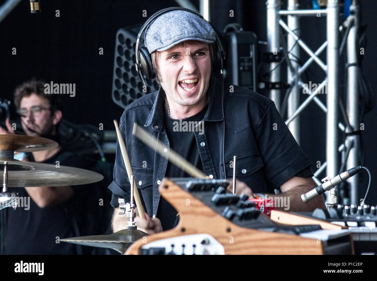 Kassassin Street Live Festival 2017 siegreich. Stockfoto