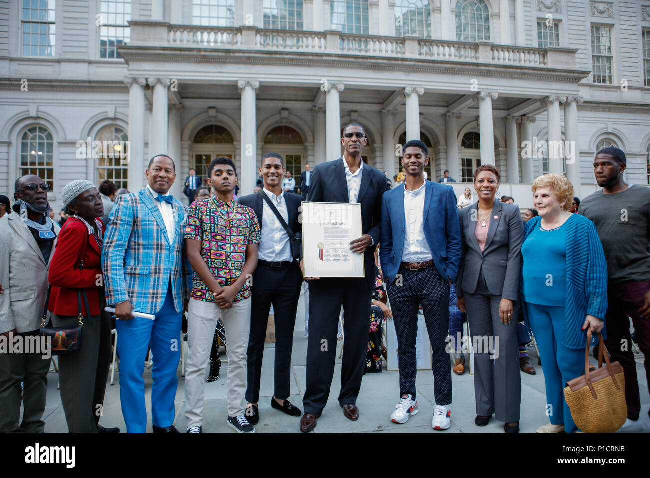 New York, USA. 11. Juni 2018. Charles Smith von der New York Knicks besucht die 2018 Einfluss Auszeichnungen an der New York City Hall am Juni 11th, 2018 Quelle: MPA/Alamy leben Nachrichten Stockfoto