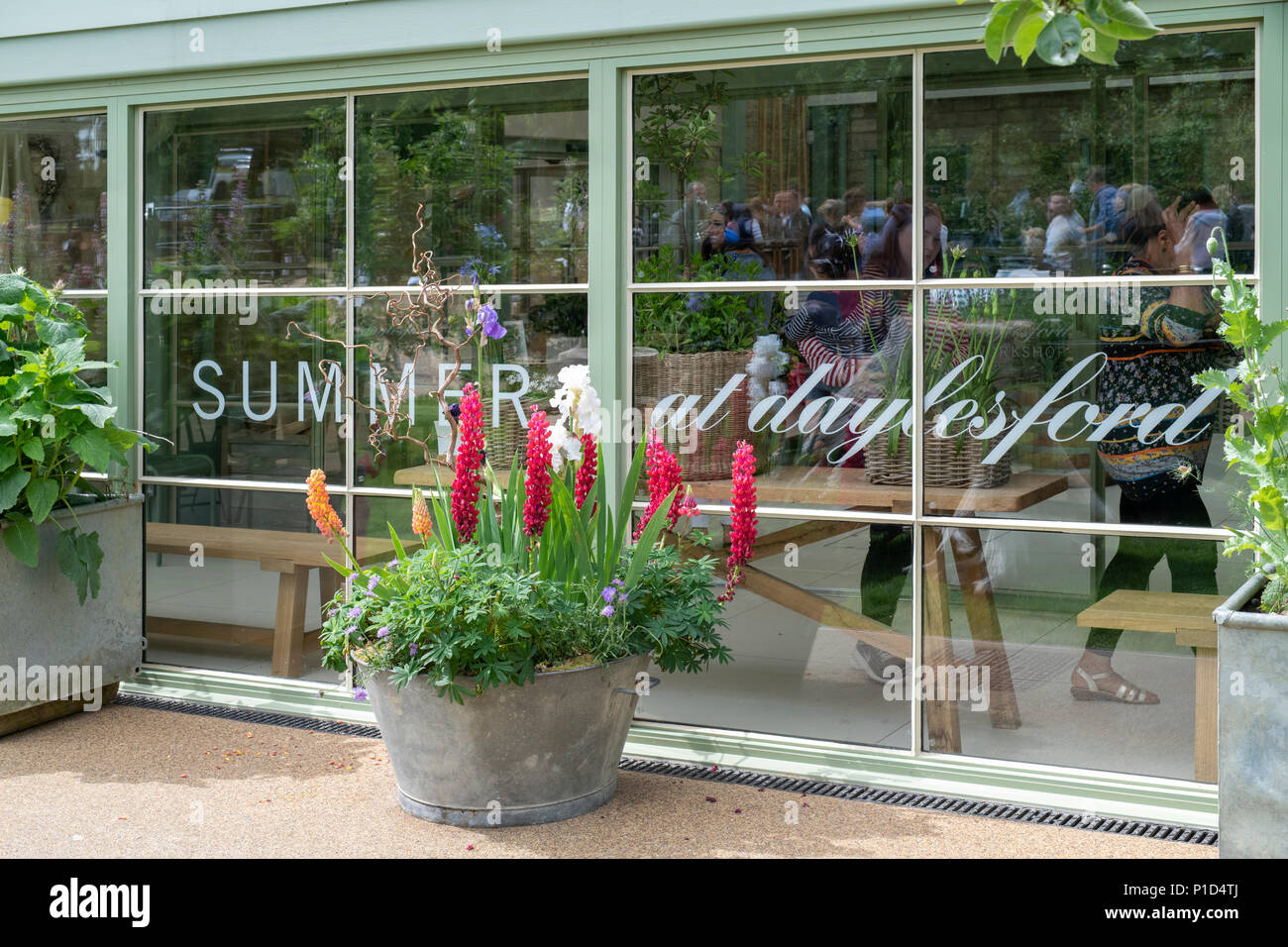 Daylesford Organic Farm Sommer Festival. Daylesford, Cotswolds, Gloucestershire, England Stockfoto