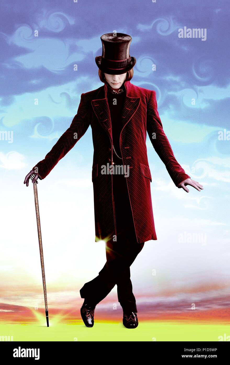 Original Filmtitel: Charlie und die Schokoladenfabrik. Englischer Titel: Charlie und die Schokoladenfabrik. Regisseur: Tim Burton. Jahr: 2005. Quelle: WARNER BROS. /Album Stockfoto
