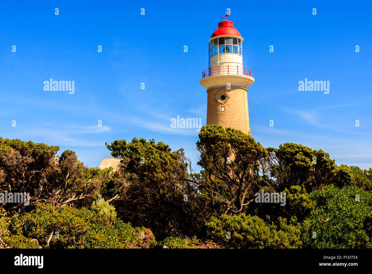 Cape du Couedic Leuchtturms station in Flinders Chase National Park, Australien, Kangaroo Island Stockfoto