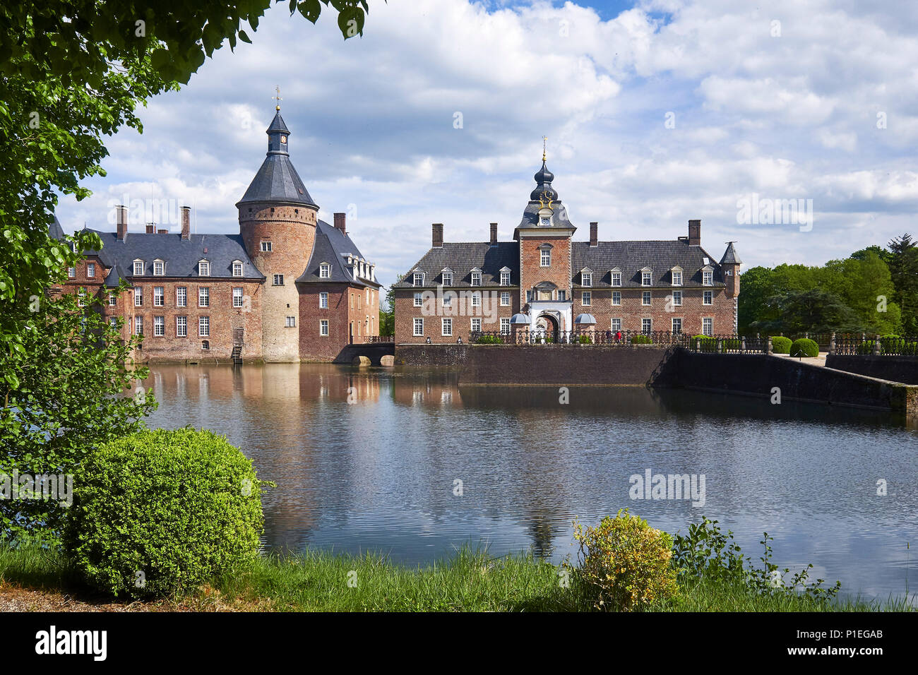 Wasserburg Anholt, Borken, Nordrhein-Westfalen, Deutschland Stockfoto