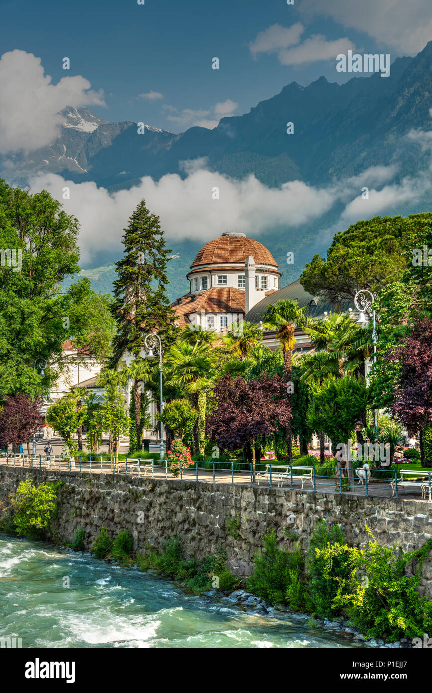 Kurhaus, Meran - Meran, Trentino Alto Adige - Südtirol, Italien Stockfoto