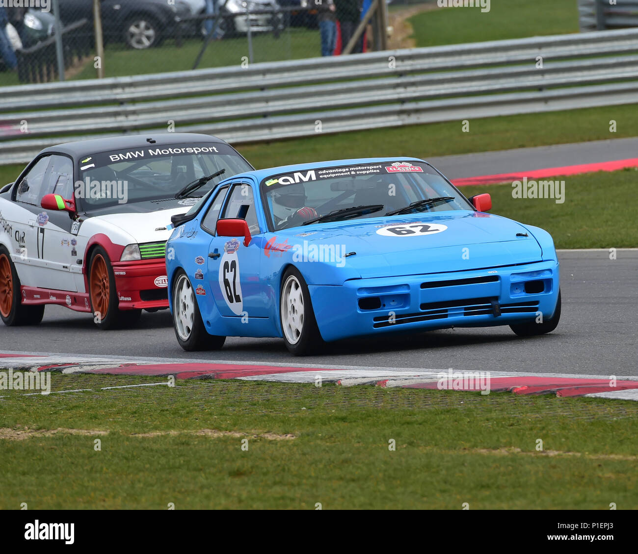 Sebastian Comery, Porsche 944 S2, moderne Klassiker, Nextec Puma Cup, CSCC, Snetterton Rennstrecke, Snetterton, Norfolk, England, Samstag, 7. Stockfoto