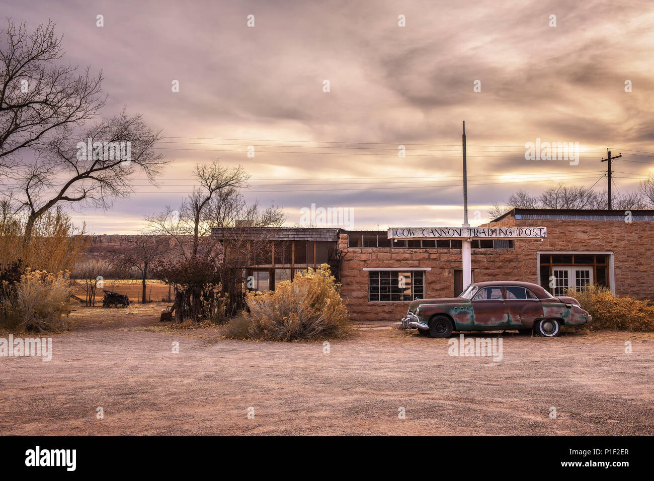 Alten Buick Super in Bluff geparkt, Utah Stockfoto