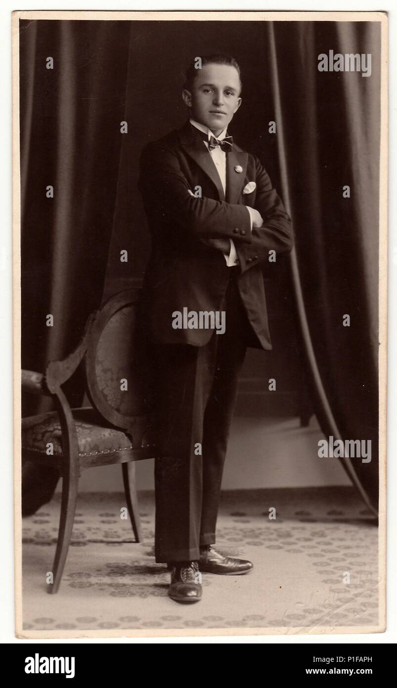 CHRASTAVA (KRATZAU), TSCHECHOSLOWAKISCHE REPUBLIK UM 1930s Vintage