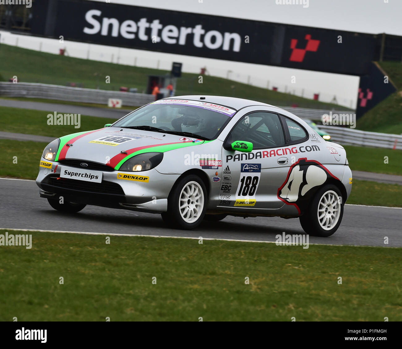 Jon Attard, Ford Puma, moderne Klassiker, Nextec Puma Cup, CSCC, Snetterton  Rennstrecke, Snetterton, Norfolk, England, Samstag, 7. April 2018  Stockfotografie - Alamy