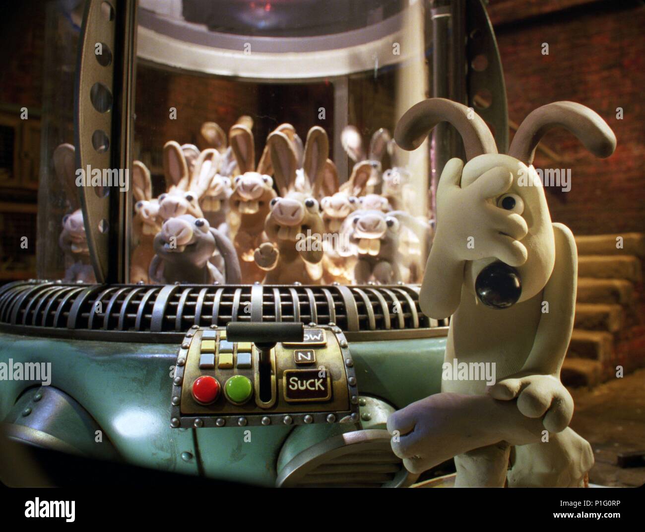 Original Film Titel: Wallace & Gromit: DER FLUCH DER WAREN - Kaninchen. Englischer Titel: Wallace & Gromit: DER FLUCH DER WAREN - Kaninchen. Regisseur: NICK PARK, STEVE BOX. Jahr: 2005. Quelle: DREAMWORKS/Album Stockfoto