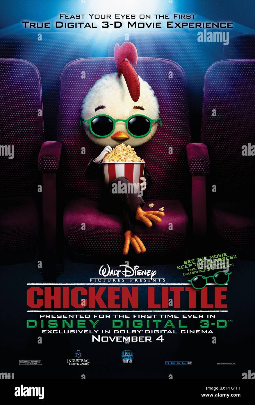 Original Film Titel: Chicken Little. Englischer Titel: Chicken Little. Regisseur: MARK DINDAL. Jahr: 2005. Quelle: WALT DISNEY PICTURES/Album Stockfoto