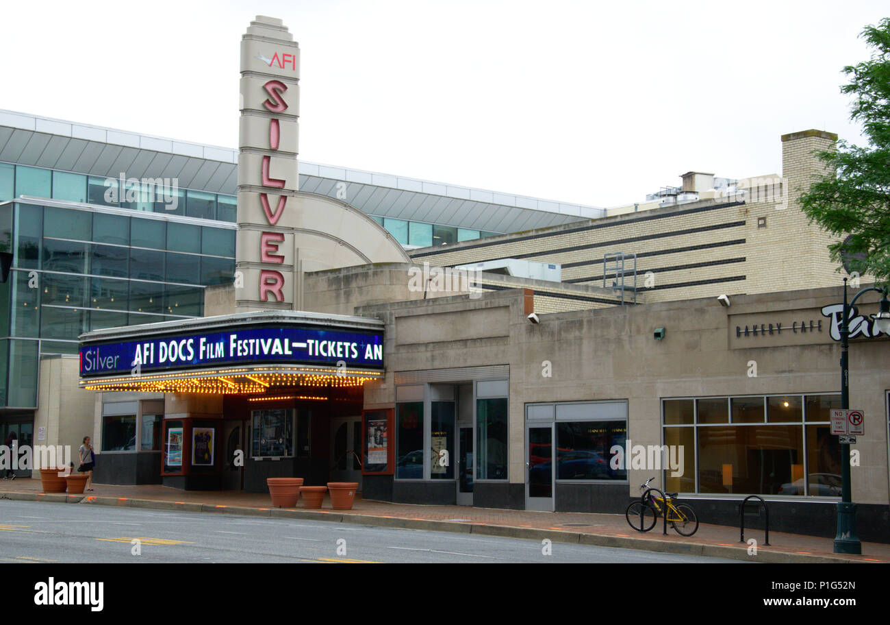 Außenansicht von AFI Silber Stockfoto