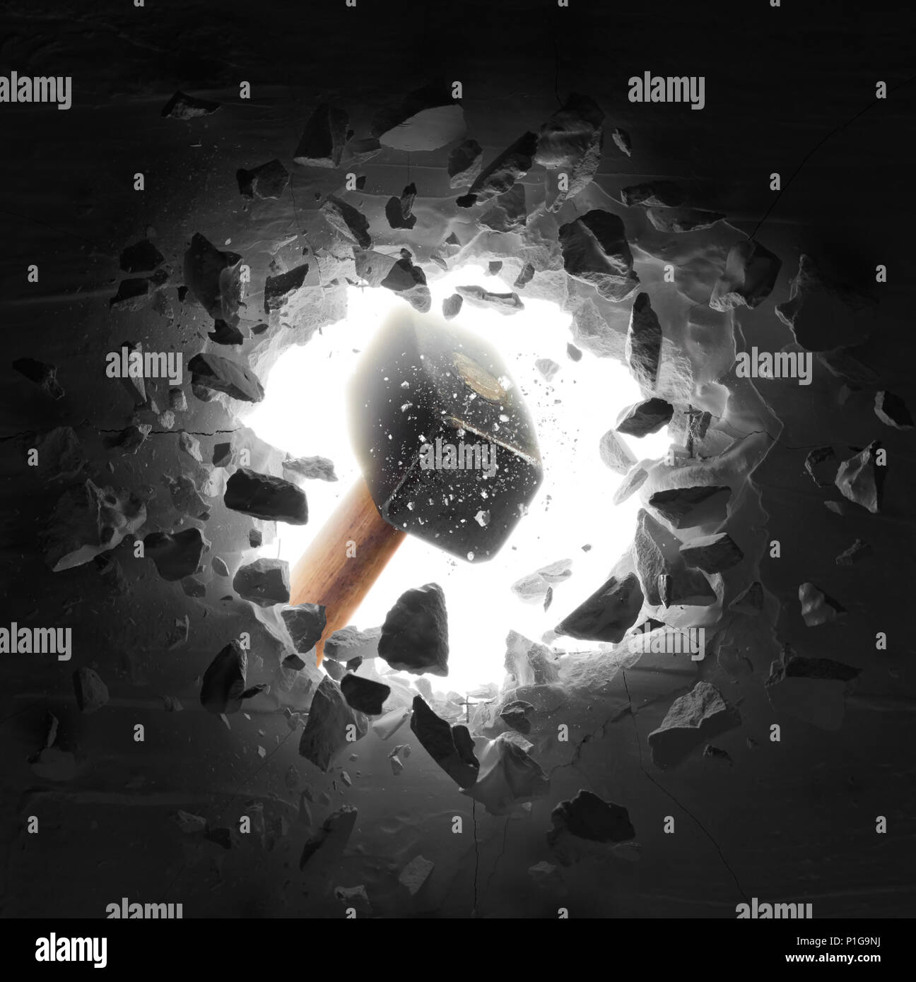 Sledge Hammer liebt schwarze nasse Löcher Sledge Hammer liebt schwarze nasse Löcher