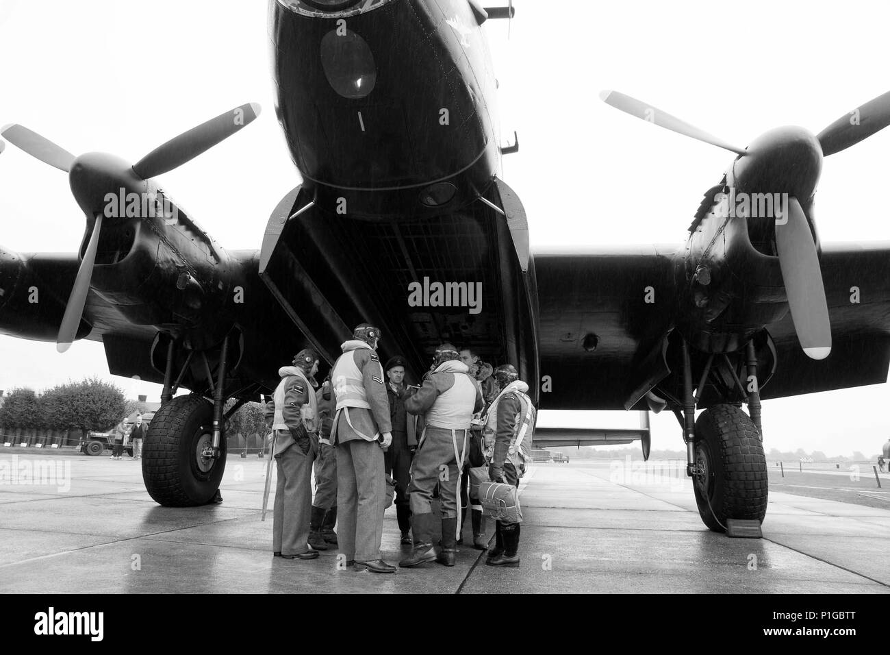 Avro Lancaster, der Zweite Weltkrieg bomber Stockfoto