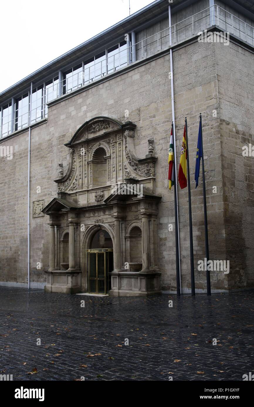 Spanien - LA RIOJA Rioja Media (Kreis) - logrono. Logroño; Convento de la Merced/Parlamento de la Rioja. Stockfoto