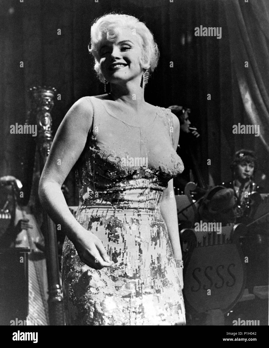 Original Film Titel: einige es so heiß. Englischer Titel: einige es so heiß. Regisseur: Billy Wilder. Jahr: 1959. Stars: Marilyn Monroe. Quelle: UNITED ARTISTS/Album Stockfoto