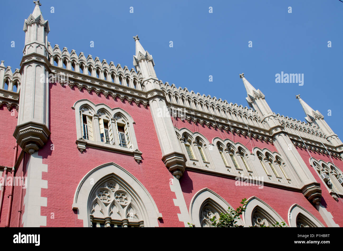 Gebäude des Obersten Gerichtshofs Kolkatta Indien Stockfoto