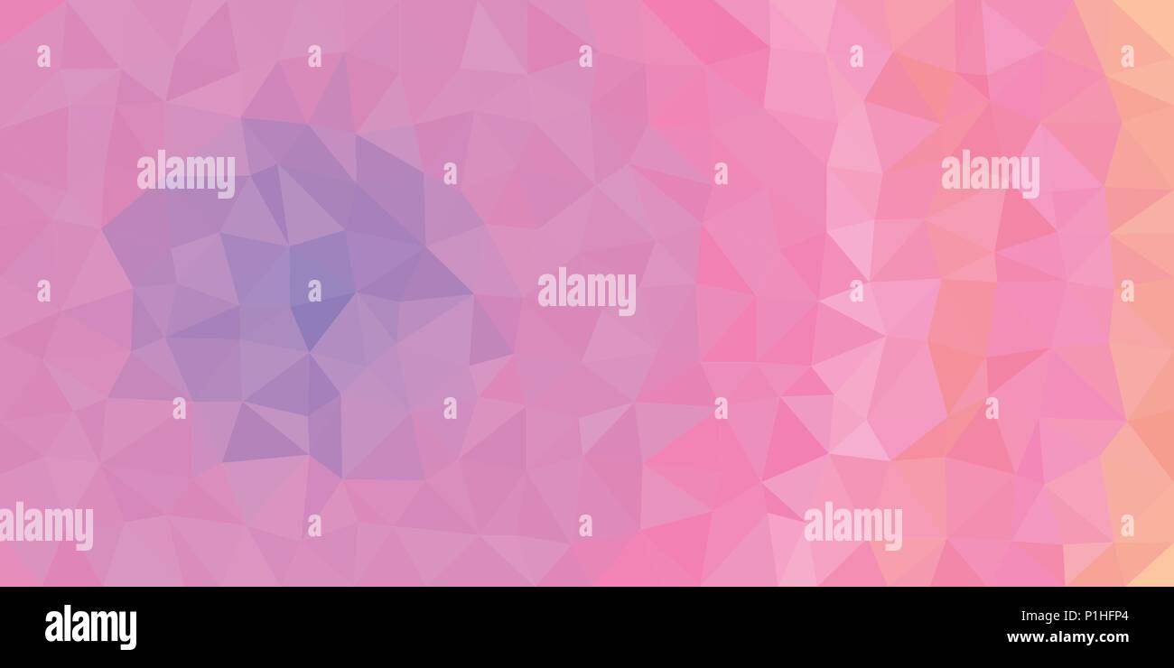 Blau Rosa orange Low Poly Vektor gradient Textur. Bunte polygonalen Illustration, so gut wie ein Handy, Marketingmaterial, oder Website Hintergrund. Ein Stock Vektor