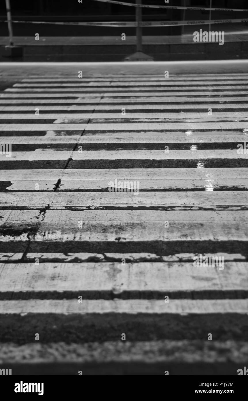 Besetzt Regentage auf die Stadt Stockfoto