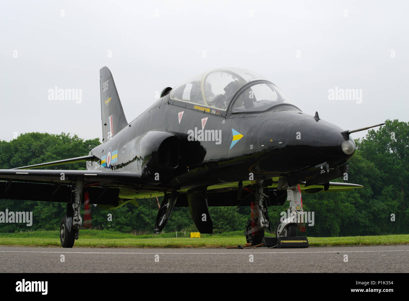 BAE Hawk T1 XX335 bei R A F Cosford Stockfoto