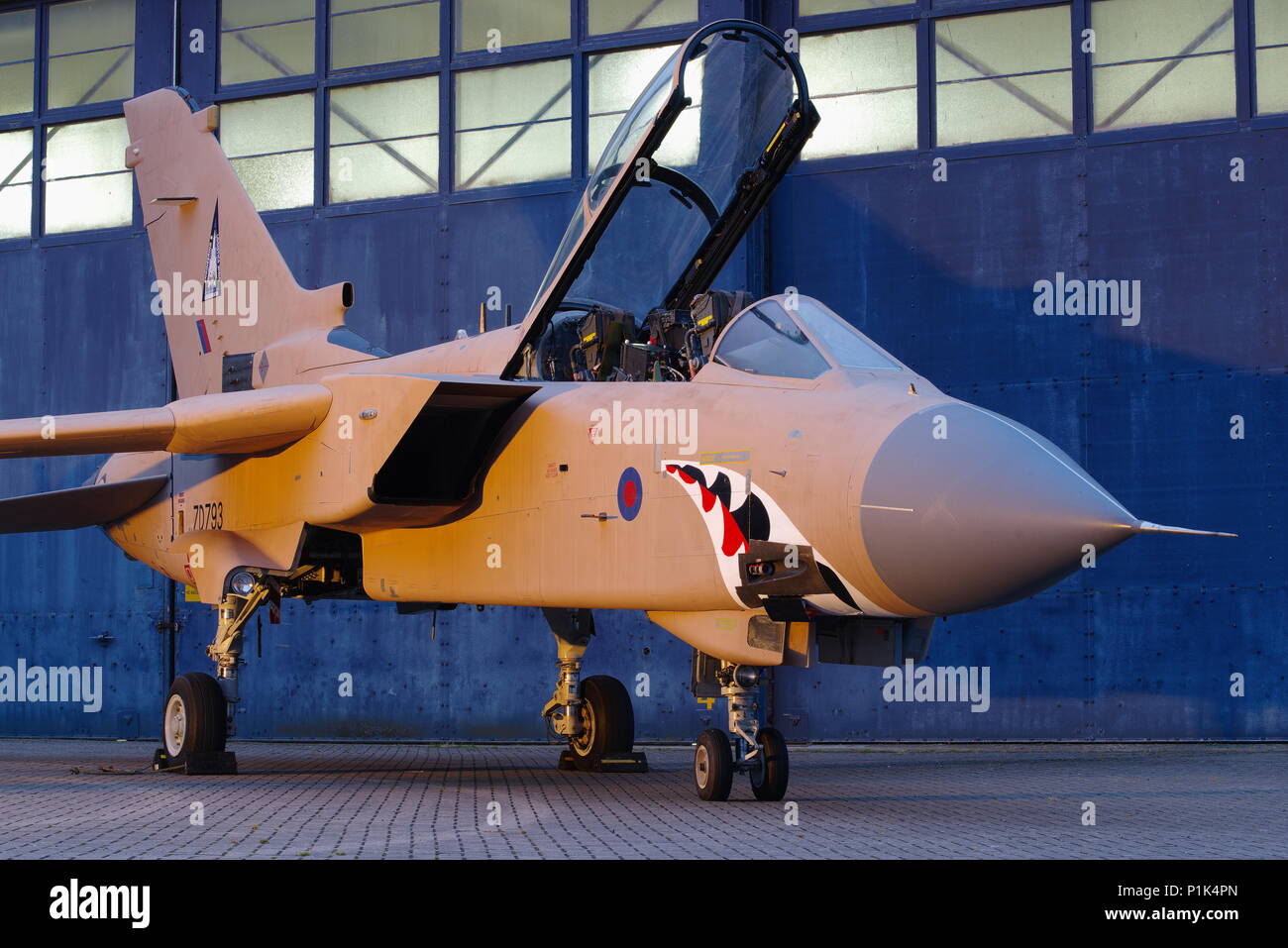 Panavia Tornado ZD793 bei RAF Cosford, Großbritannien, Stockfoto