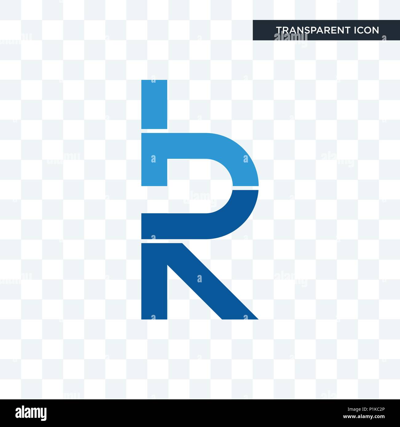Hrd vektor Icon auf transparentem Hintergrund isoliert, Hrd logo Konzept Stock Vektor