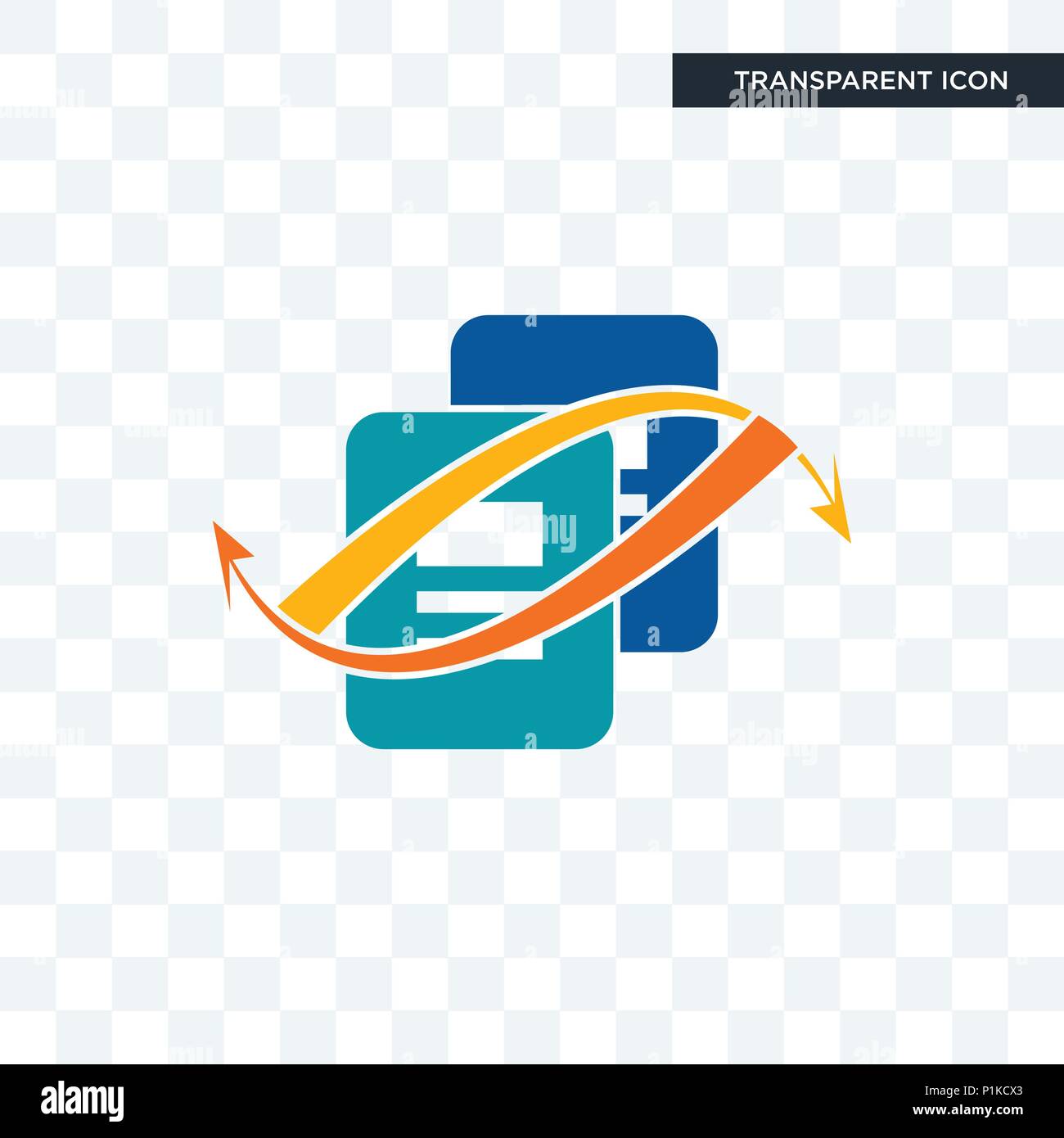 Buchhaltung vektor Icon auf transparentem Hintergrund isoliert, Buchhaltung logo Konzept Stock Vektor