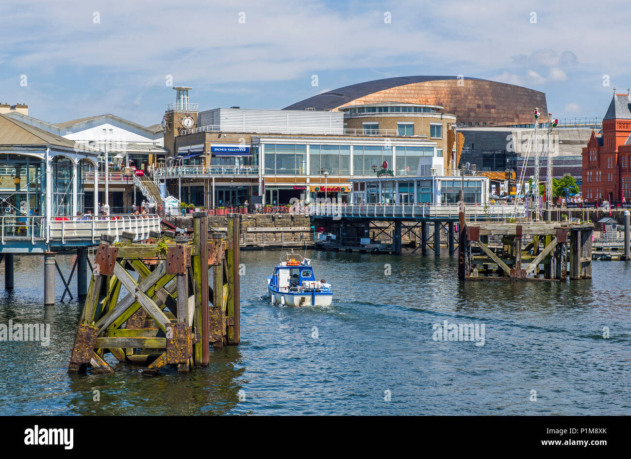 Cardiff Bay Cardiff South Wales, Australia Stockfoto