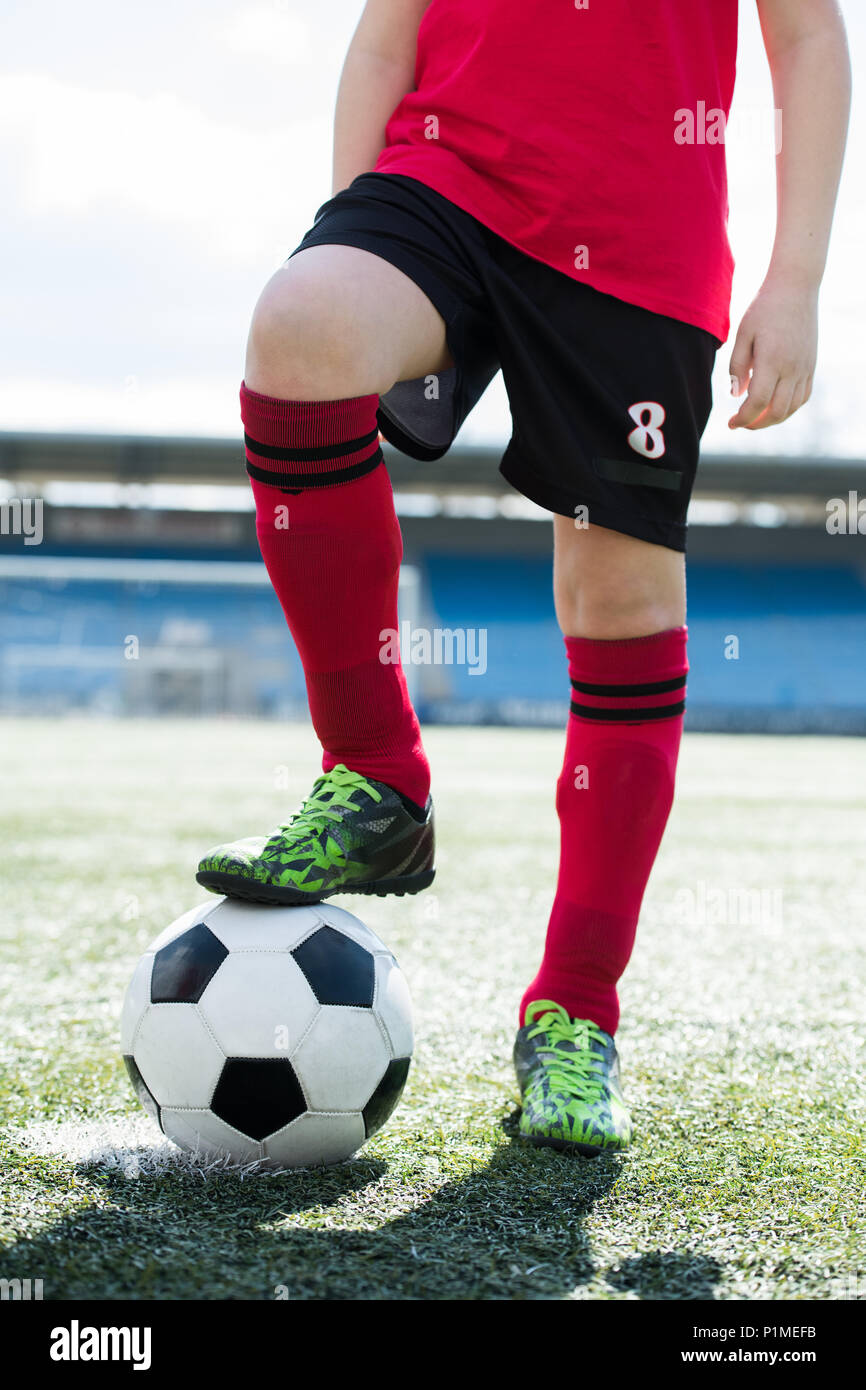 Fußball-Team Captain Stockfoto