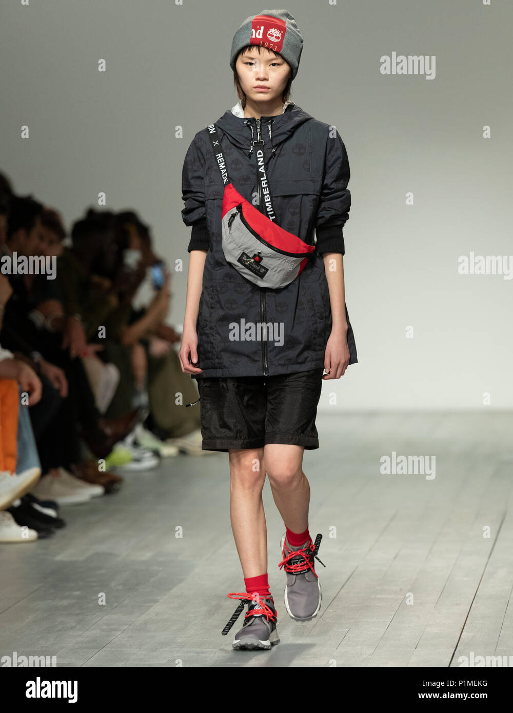 Christopher Raeburn LFWM Juni 2018 Stockfoto