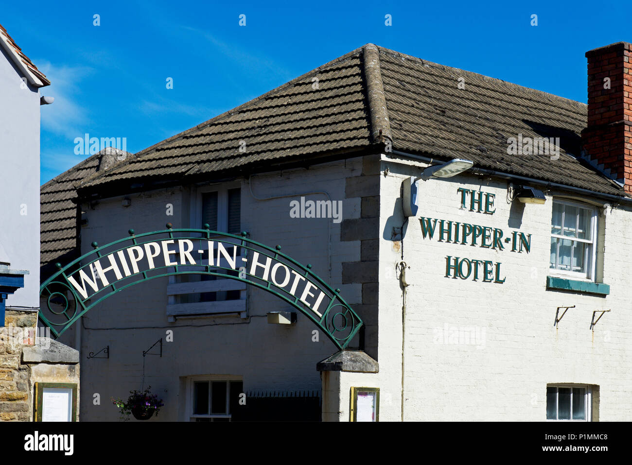 Den Schlagbesen in Hotel, Oakham, Rutland, England Großbritannien Stockfoto