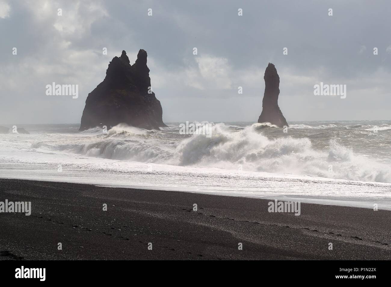 Epische isländischen Küste Stockfoto