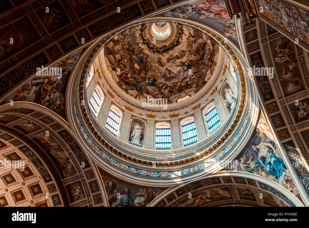 Saint Andrea Basilika - italienische Renaissance Architektur - Reiseziele - Mantua, Italien Stockfoto