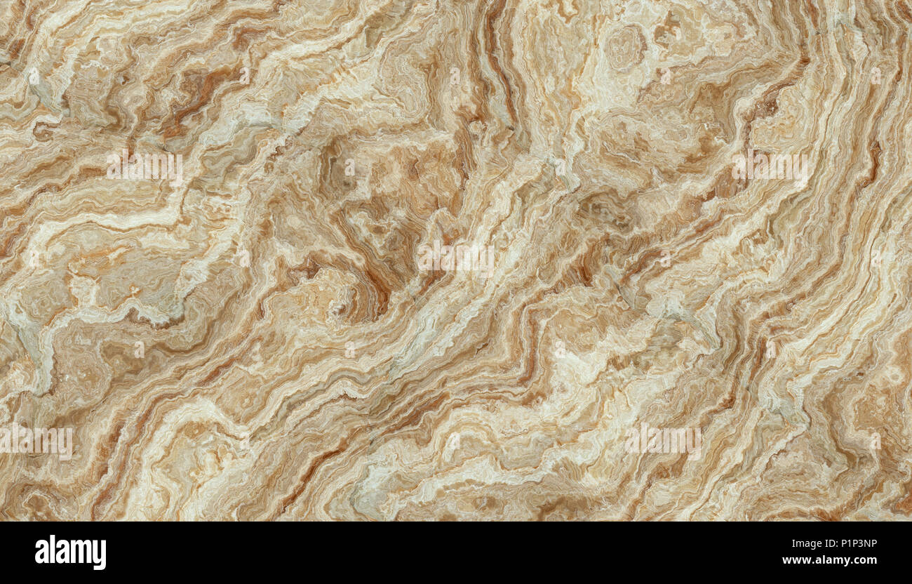 Honig Onyx abstrakte Textur. Weiche Hintergrund. 2D-Darstellung. Natürliche Schönheit Stockfoto