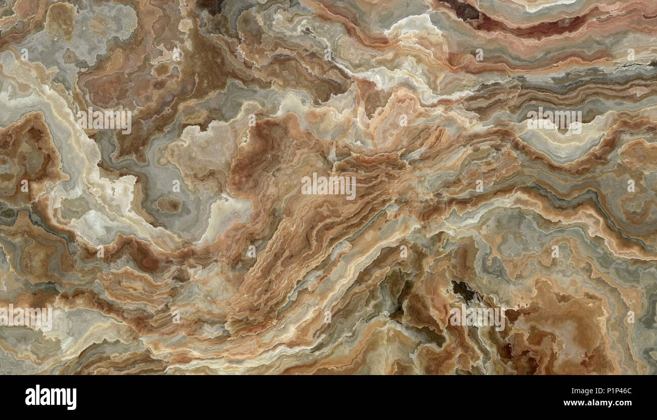 Die Fliese von Onyx abstrakte lockige Textur. soft Hintergrund. 2D-Darstellung. Natürliche Schönheit Stockfoto