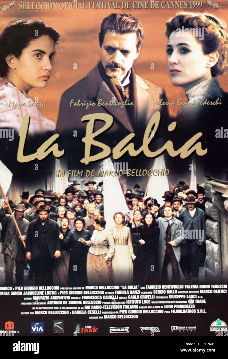 Original Film Titel Balia La Englischer Titel Die Nanny Film Regie Marco Bellocchio Jahr 1999 Stockfotografie Alamy