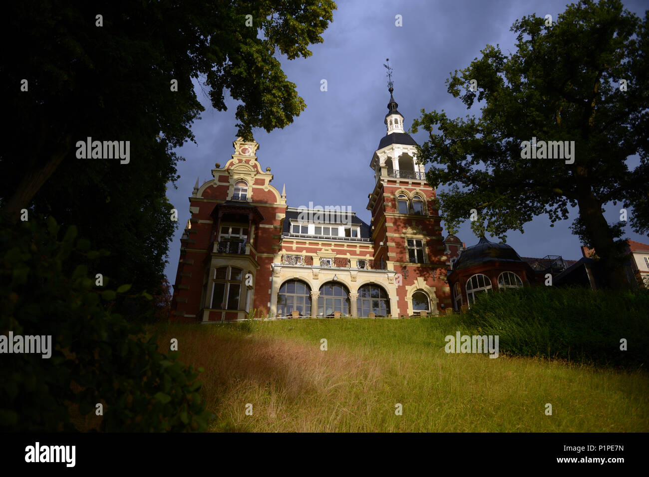 Berlin, Deutschland, Villa Am Sandwerder 5, Sitz des Literarischen Colloquiums Stockfoto