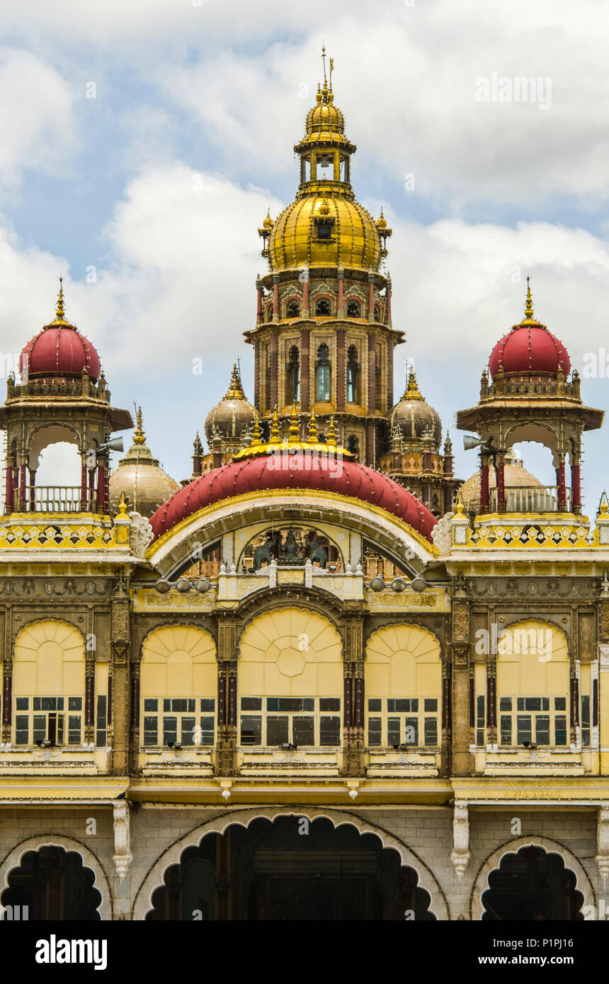 Mysore Palace: Mysore, Karnataka, Indien Stockfoto