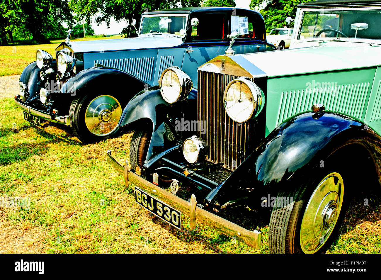Rolls Royce 20 25 s an der Wynyard Hall, Classic Car Show in der Nähe von Billingham on Tees, England Stockfoto