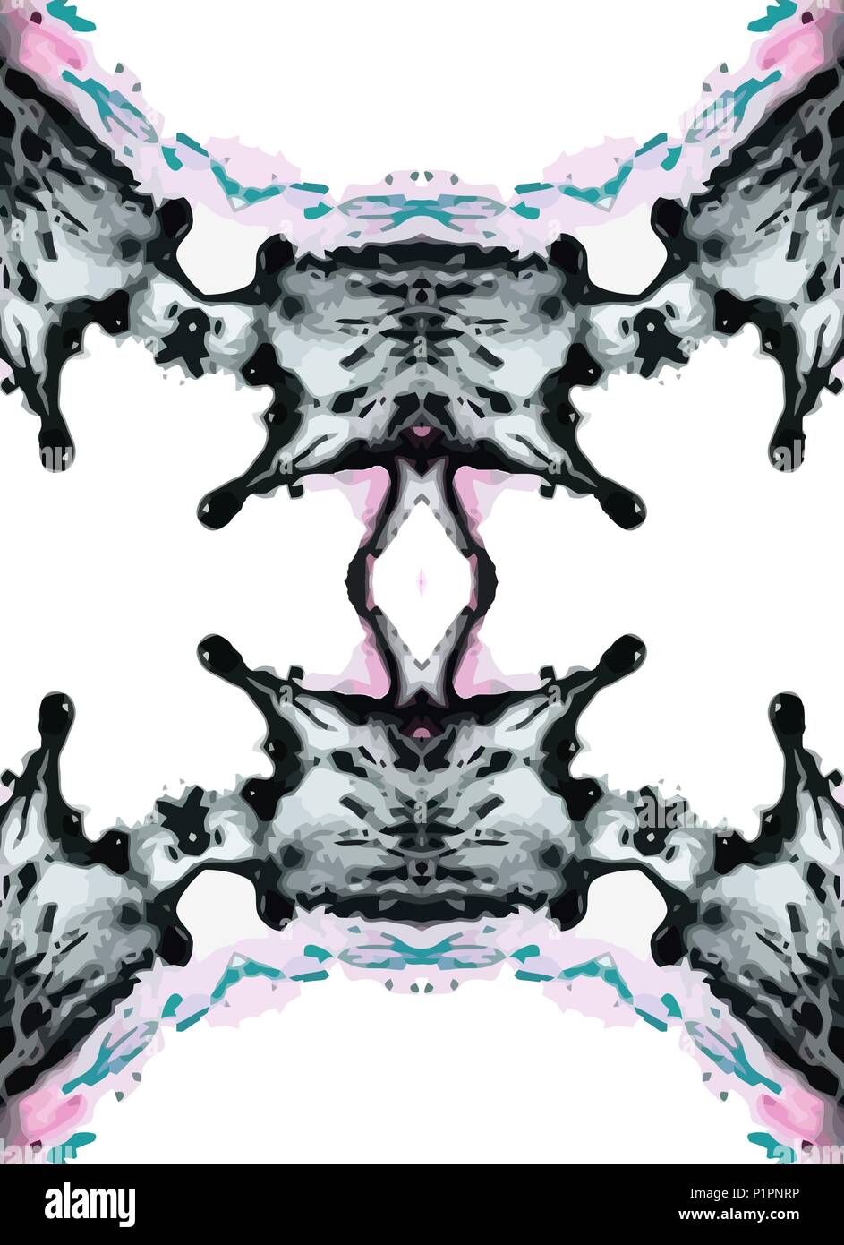 Abstrakte bold Vector Graphic Motiv Design Stock Vektor