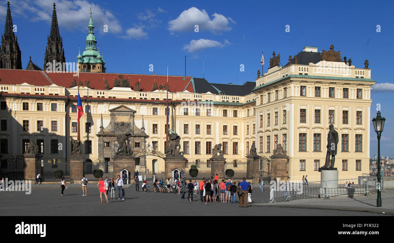 Tschechische Republik, Prag, Schloss, Matthias Tor, Stockfoto